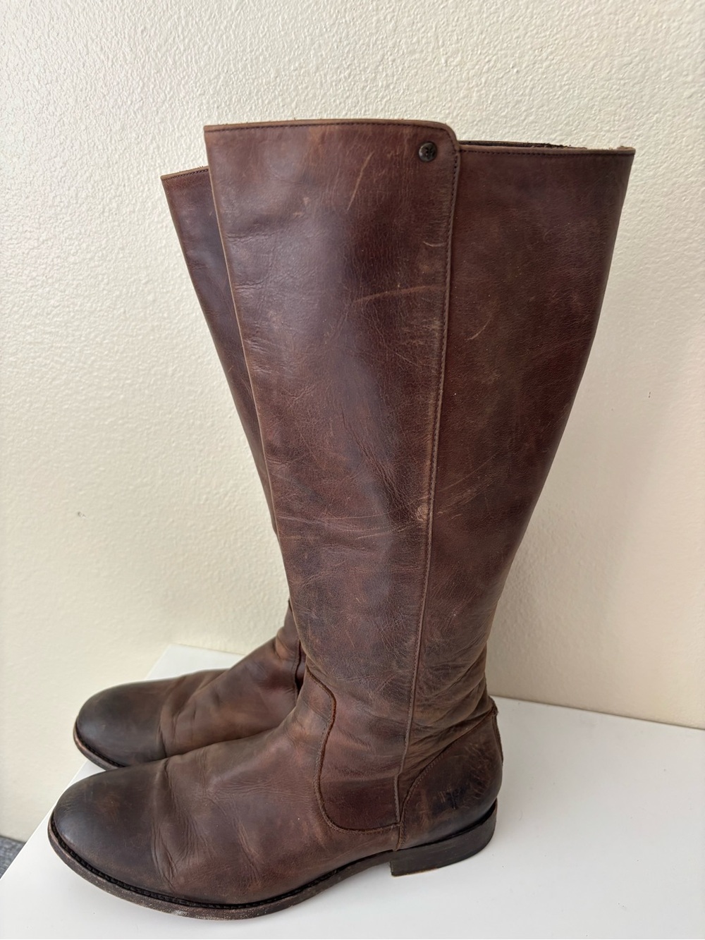 Frye Melissa  Brown Leather riding Boots size 11